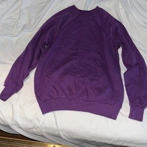 Purple crew neck